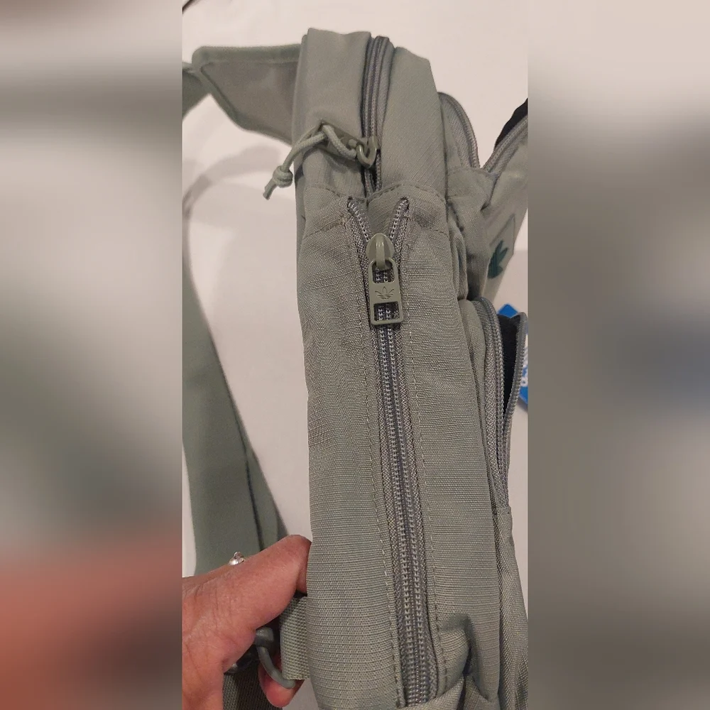 Adidas Green Backpack Durable Minimalist Design